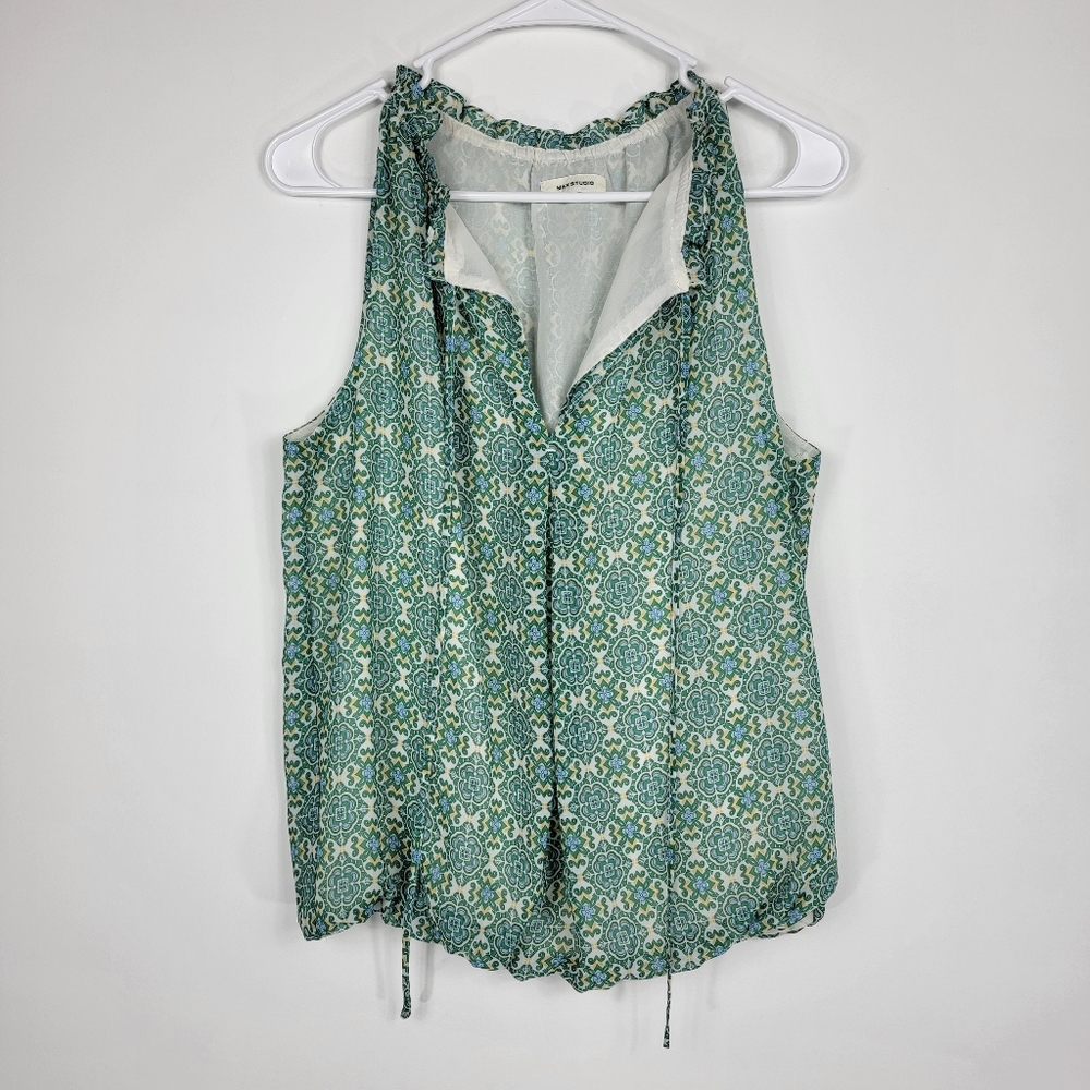 Max Studio Poof Tank Top